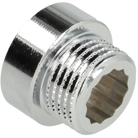 Rallonge de robinet 1/2'' x 10 mm laiton chromé