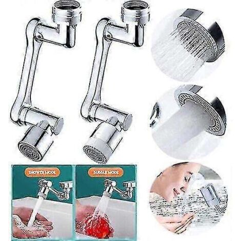 Rallonge de robinet 1080 avec filtre anti-éclaboussures rotatif, kit de robinet pivotant, 1 pièce