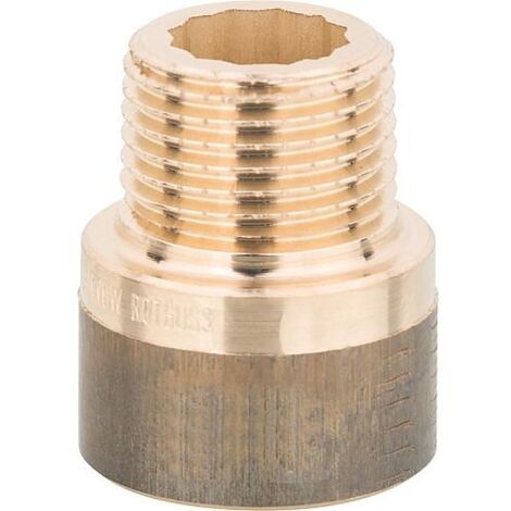 Rallonge de robinet 3540 R1/2" x Rp1/2" x 45mm bronze
