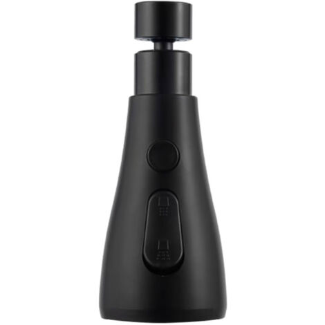 Rallonge de robinet de cuisine anti-éclaboussures avec filtre, rallonge de douche universelle, buse d'eau universelle Xiaoman double noir (cuivre)