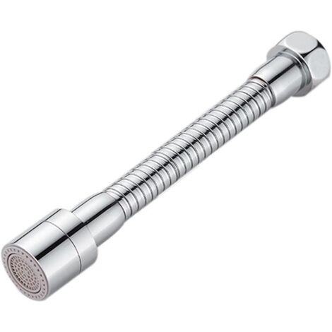 Rallonge de robinet, douche pivotante avec rallonge de flexible, rallonge de robinet, avec adaptateur et rondelle (taille : courte)