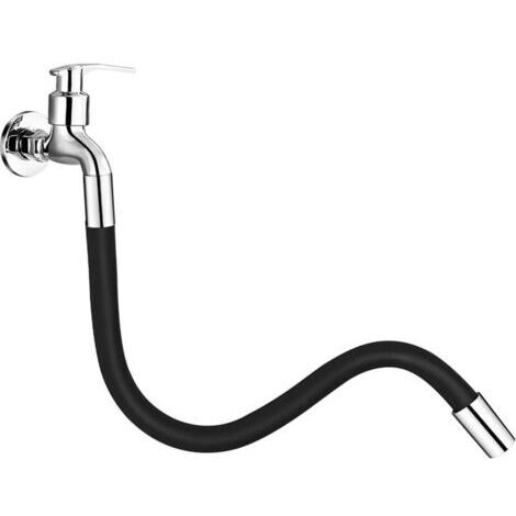 Rallonge de robinet flexible 360° – Longueur 30 cm – Cuivre, gel de silice, acier inoxydable – Raccord à baïonnette pour accès facilité