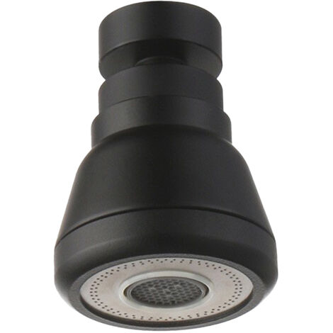Rallonge de robinet pivotante à 360°, douchette anti-éclaboussures pour robinet de cuisine, 3 jets, économie d'eau, pommeau de robinet en cuivre noir, compatible avec tous les modèles.