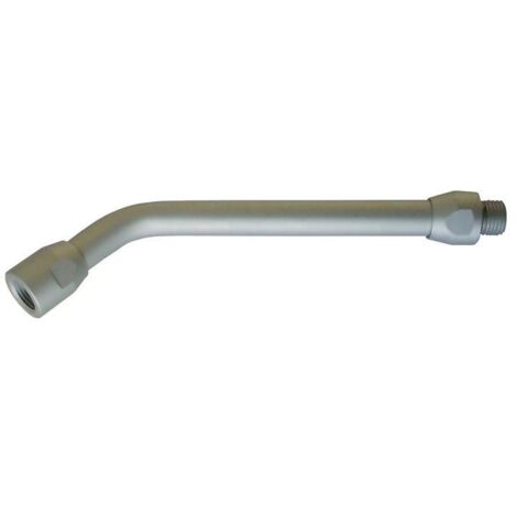 Rallonge de soufflettes aluminium courbée L. 150 mm