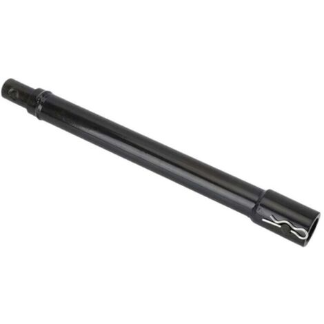 Rallonge de tarière à essence de 30 cm, en acier, peinte en noir, connexion enfichable avec boulon de sécurité