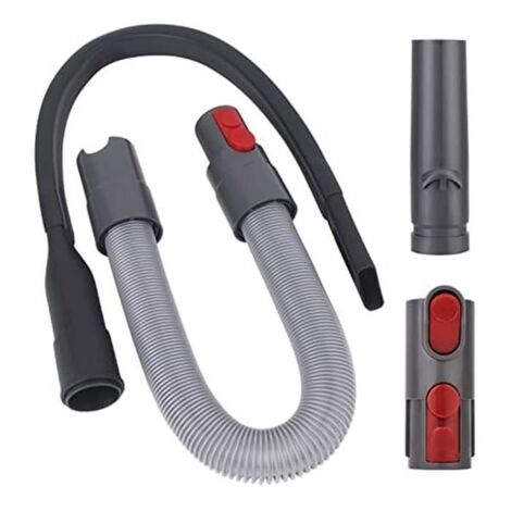 Rallonge de Tuyau + Suceur Plat Flexible + Accessoires D'Adaptateur pour PièCes D'Aspirateur Dyson V7 V8 V10 V11 V15