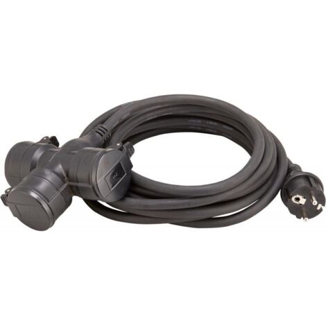 Rallonge électrique 3-fachH07RN-F3G15 10m FORTIS