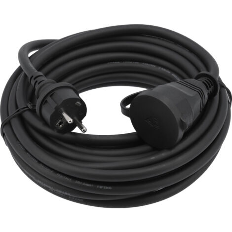 Rallonge electrique 3x1.5 mm2 cable h07rnf - 230 v 3680w 10 mètres