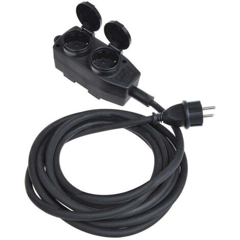 Rallonge Électrique Avec Fiche Schuko À 4 Voies 5 M Proplus