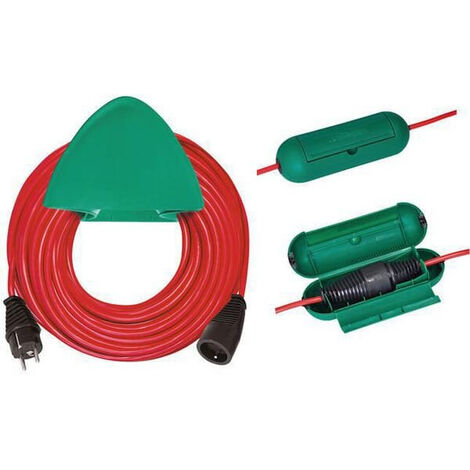 Rallonge électrique avec support mural H05VV-F 3G1,5 - IP20 40m
