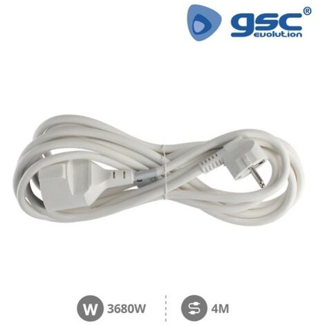 Rallonge électrique Blanche Sucko (3x1.5mm) 4M