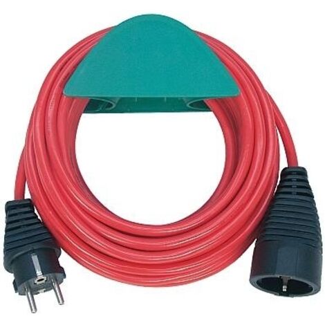 Rallonge électrique Brennenstuhl 10m 1VDE 3x1 5 rouge