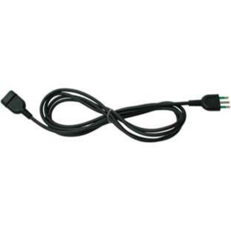 Rallonge Electrique Linéaire 3X0,75 Noir - 3 m