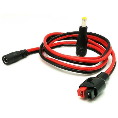 Rallonge électrique mâle 14 AWG pour prise CC 5,5 mm x 2,1 mm