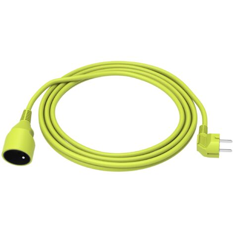 Rallonge électrique RS PRO 15m, 1 prise prises FR 2P+T, 250V 16A, IP20 ( Prix pour 1 )
