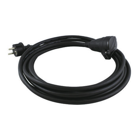 Rallonge électrique S2Ceb-Groupe Cae, Connecteur CEE 7/7 vers 2P+E, 3m, 16 A / 16 ( Prix pour 1 )