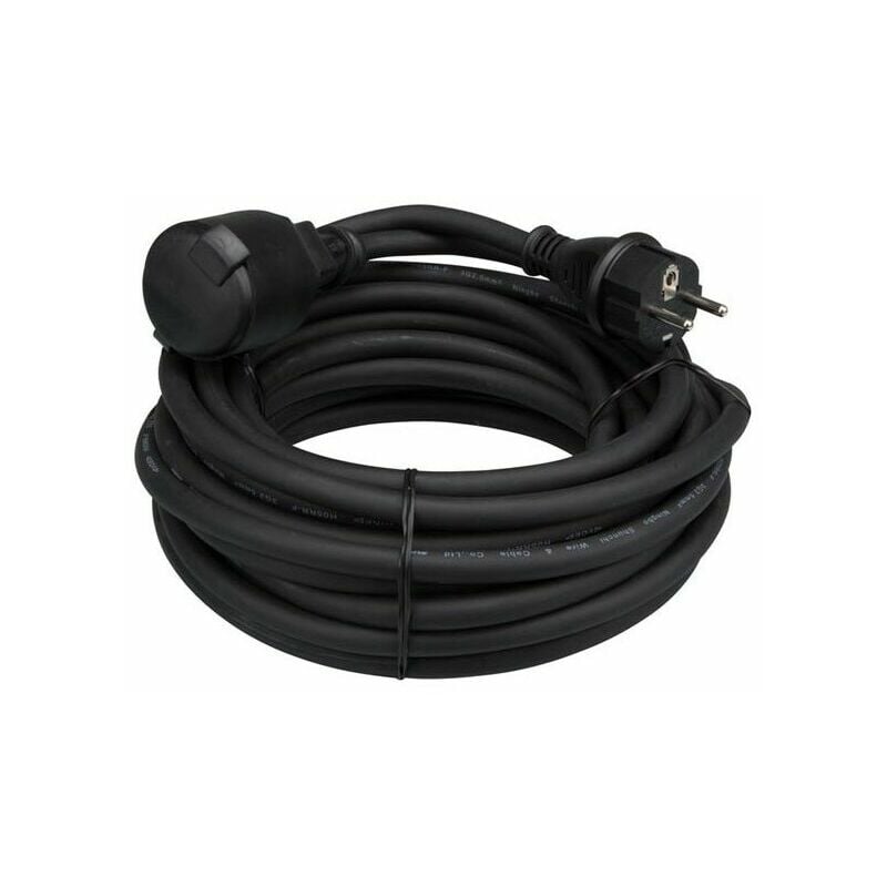 RALLONGE EN CAOUTCHOUC - 10 m - 3G1.5 EC10R25 RI9517