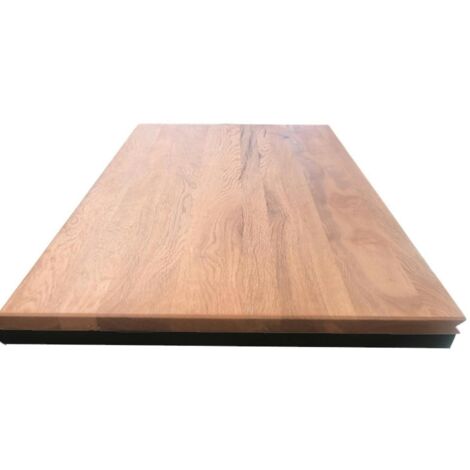 Rallonge en chêne brun pour table 180 cm et 220 cm PALERME