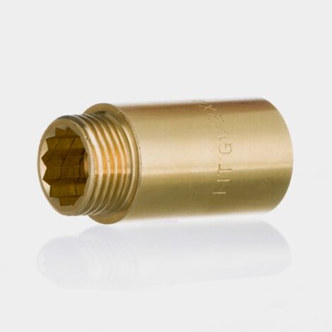 RALLONGE EN LAITON 1/2 X 60 MM