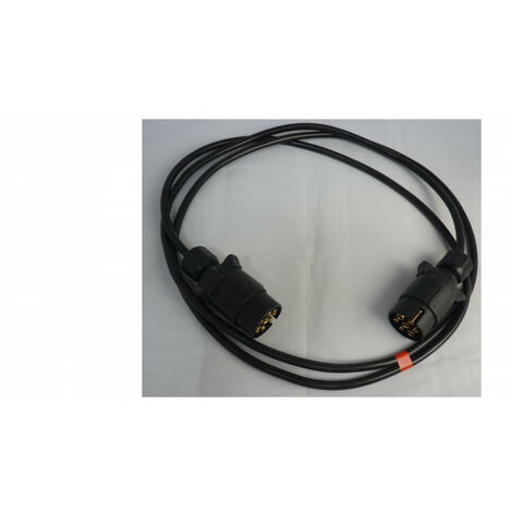 Rallonge en plastique mâle/mâle 2,50 m - 7 x 1 mm²