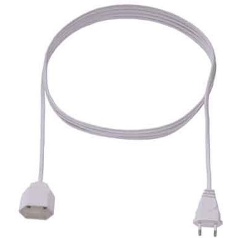 RALLONGE EURO 230V/16A 3M BLANC BACH 233.285