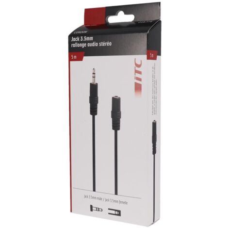 Rallonge jack 3.5mm stereo d'origine