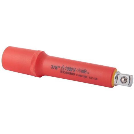 Rallonge L.100mm 3/8" isolée 1000V IEC 60900 - OE 0712 - CLAS Equipements