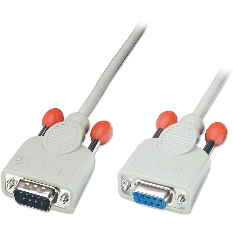 Lindy - RS232 Extension Cable 9 Pin 5m Sub-D Male to Sub-D Female 1:1