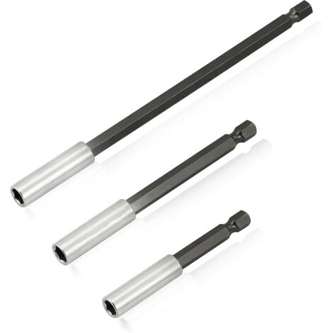 Rallonge magnétique pour foret hexagonal 1/4" (queue 75/100/150 mm)