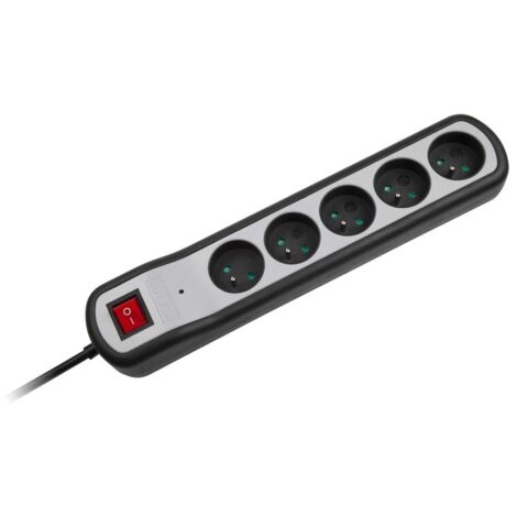 Rallonge multiprise Rebel 1,5 m à 5 prises