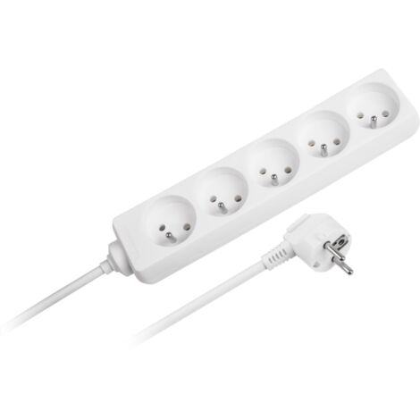 Rallonge multiprise Rebel 5 m à 5 prises