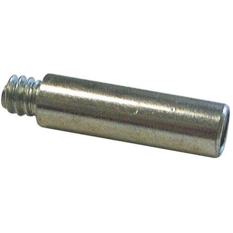 RALLONGE POUR COLLIERS ACIER NICKELE A EMBASE TARAUDEE ET MALE 7/150
