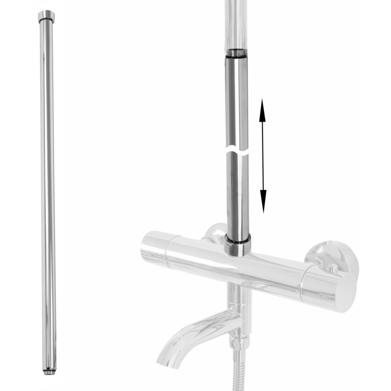 REA - rallonge pour ensemble bain-douche chrom 60CM
