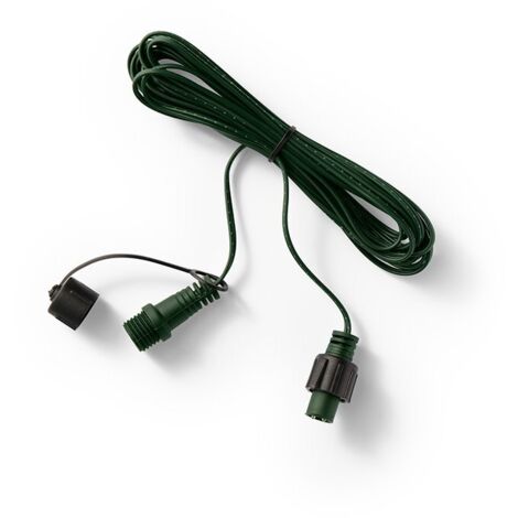 Rallonge pour guirlande LED Connect, extérieur vert 5 m