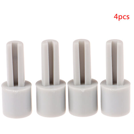 Rallonge pour potentiomètre de mixeur, tige en plastique gris, 25 mm x 10 mm, trou de demi-axe en D de 6 mm, lot de 4