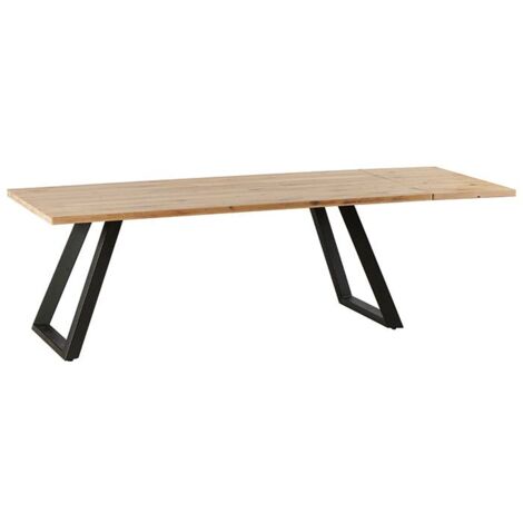 Rallonge pour table à manger 200 cm finition blanchie COSTENTA
