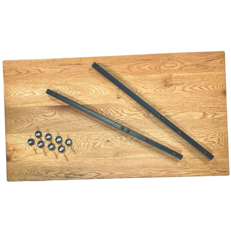 Pier Import - Rallonge pour table bords droits (180/200/240) chêne huilé etna