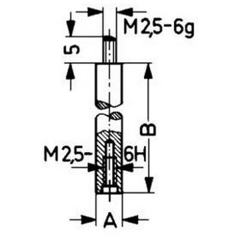 Comparateur haute précision M2T D58mm KÄFER 1 PCS