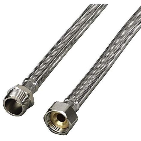 RALLONGE POUR TUYAU D\'ARRIVÉE D\'EAU ARMÉ, COUDÉ, 1 M XAVAX 00111890