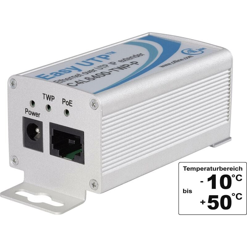 Rallonge réseau Renkforce C4L6400-TWP-P 2 fils 500 m 100 MBit/s C77098