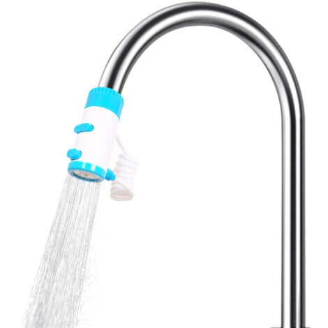 Rallonge robinet pivotante 360° avec 3 modes jet, anti-éclaboussures, douchette magnétique multifonction, idéale pour visage, shampoing et nettoyage, pour cuisine et salle de bain