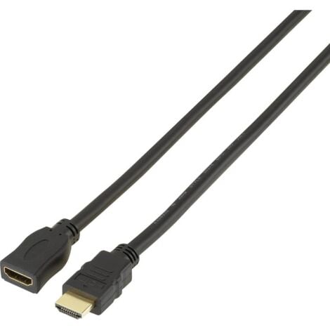 Rallonge SpeaKa Professional SP-7870536 5.00 m noir