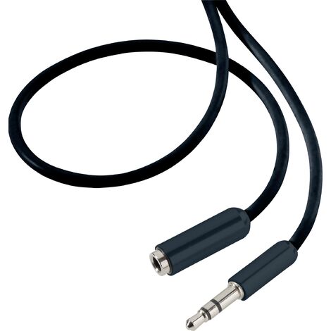 Rallonge SpeaKa Professional SP-7870692 Jack audio [1x Jack mâle 3.5 mm - 1x Jack femelle 3.5 mm] 1.