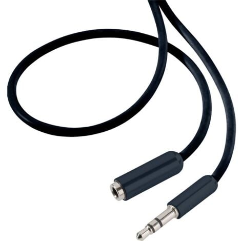 StarTech.com Câble Jack 3,5mm Mâle / Femelle - Rallonge Casque Audio Stéréo Mini  Jack - Rallonge jack 3,5mm M/F - 2 m (MU2MMFS), Câbles audio