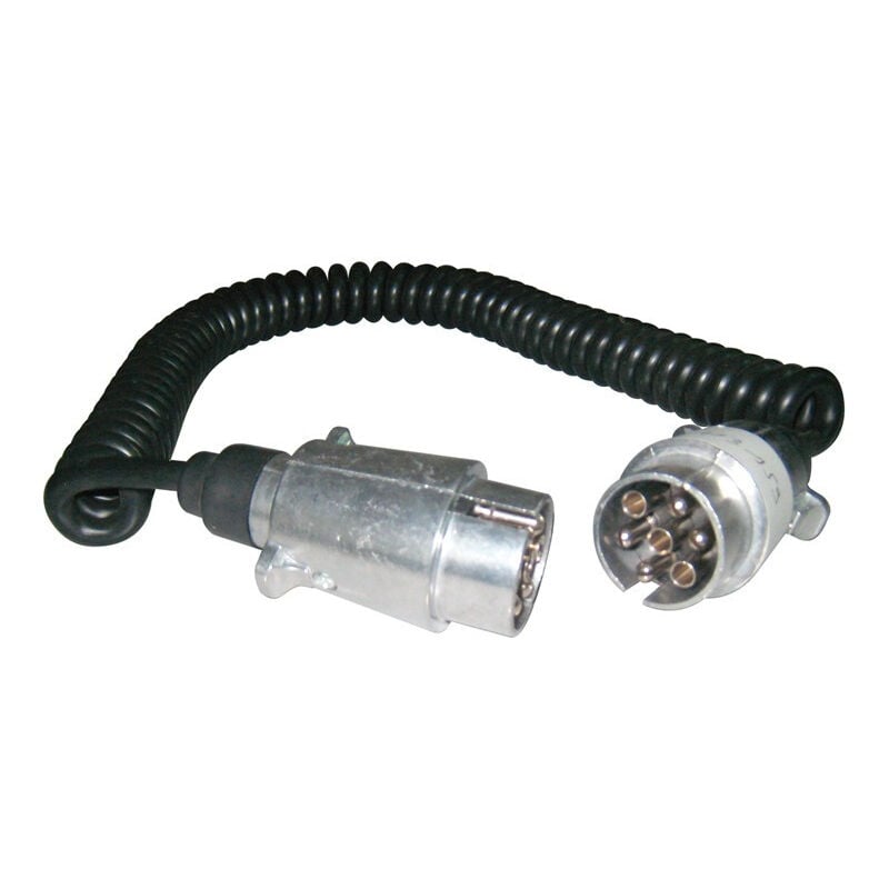 Rallonge Spirale 7 conducteurs - 3M50 (fiche metal)