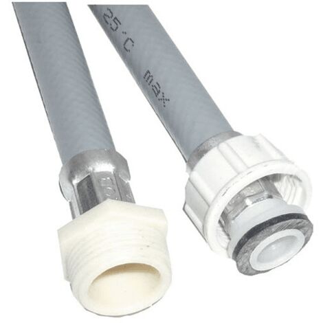 Rallonge tuyau alimentation eau 1,5 m – Raccord droit 19,05 mm – Test en pression 60 bar – Compatible installations diverses – Wpro