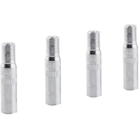 Rallonges de valve, 4 pièces, rallonges de valve de roue en métal pour automobile, adaptateur pour valve de pneu pour voiture, camionnette