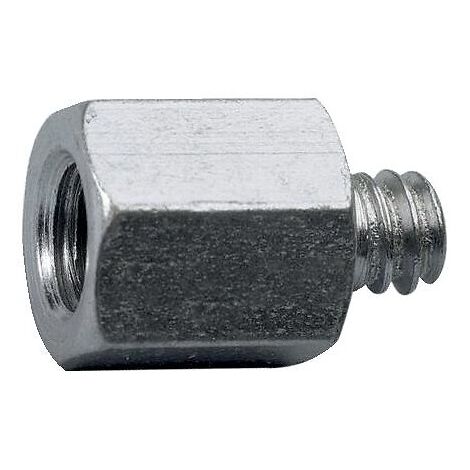 Rallonges hexagonales mâle/femelle long 20mm filetage mâle Ø8/200 et filetage femelle Ø7/150 acier zingué boîte 100 pi - ING