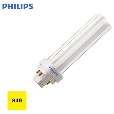 Ralux duo/e ampoule basse consommation 26,9w g24q-3 pld-4pin 4000k 17,4cm radium