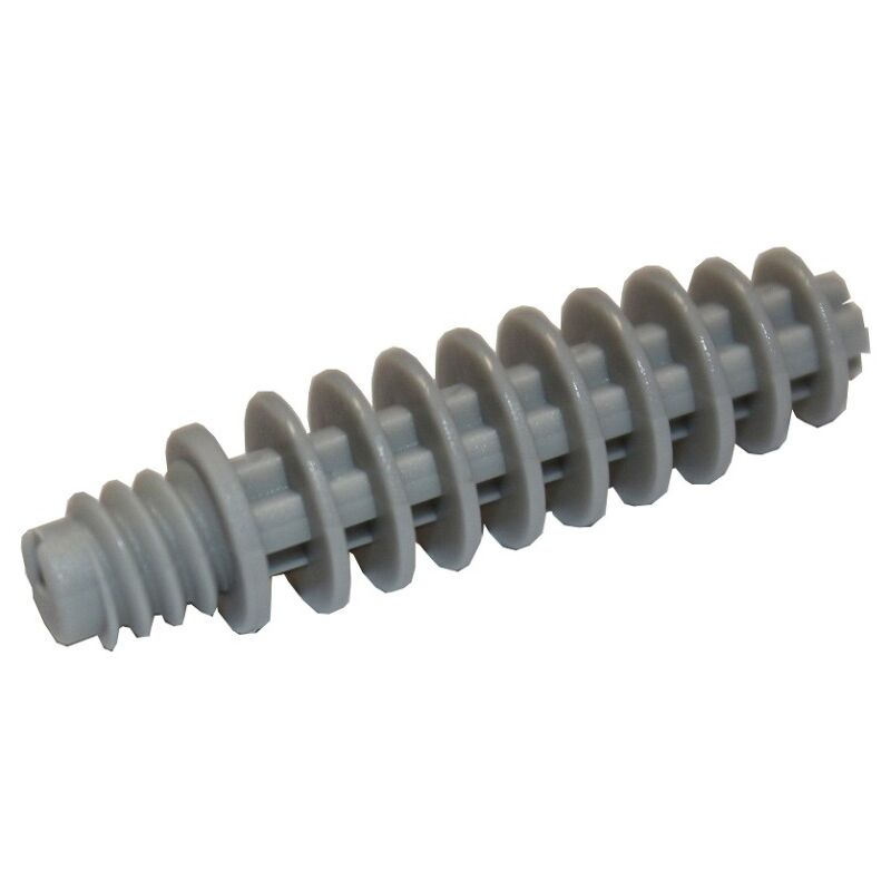 59212 - 100 x Plastic screw tabs Ø8mm - for tub collar - Gray - RAM